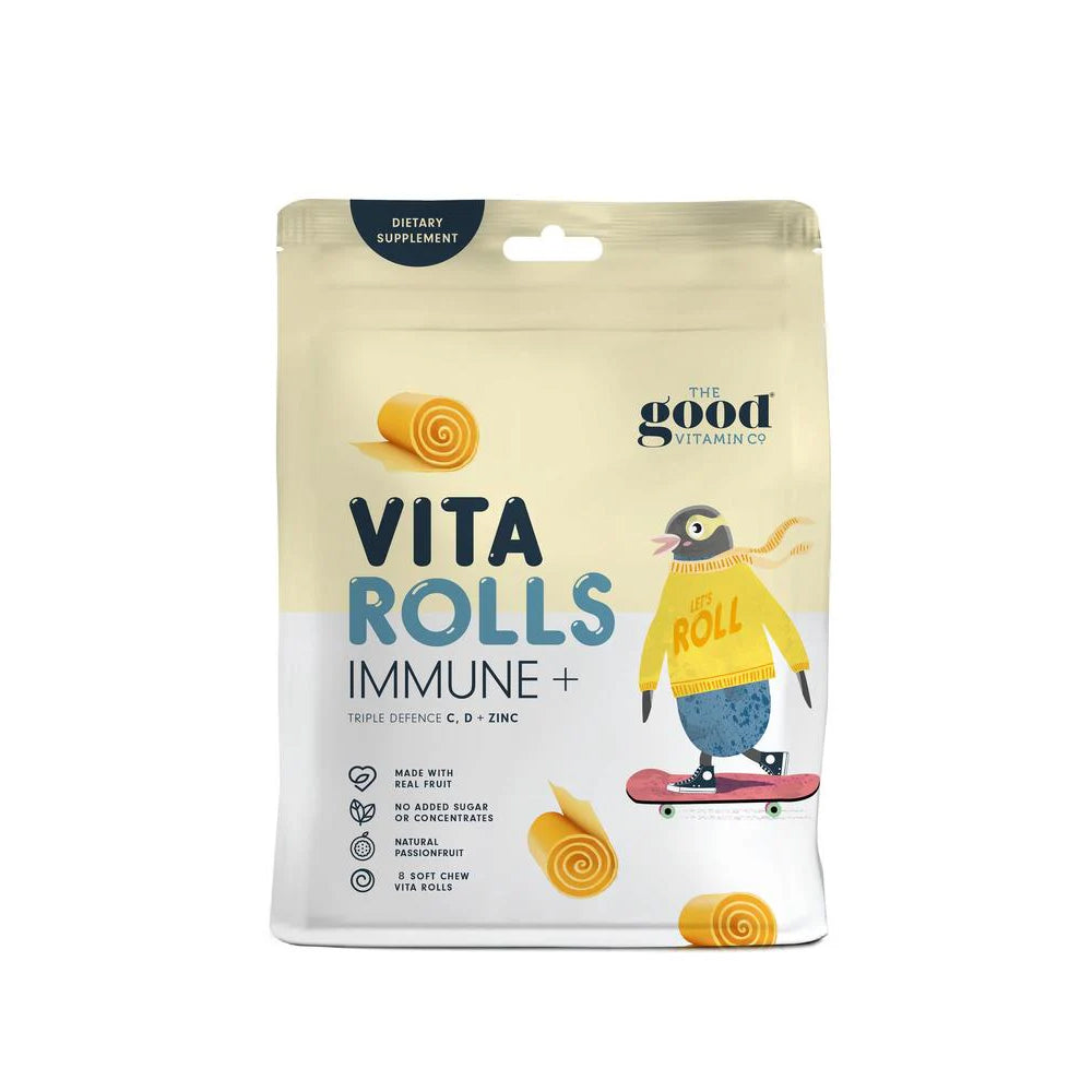The Good Vitamin Co vita rolls immune+ 8 Rolls
