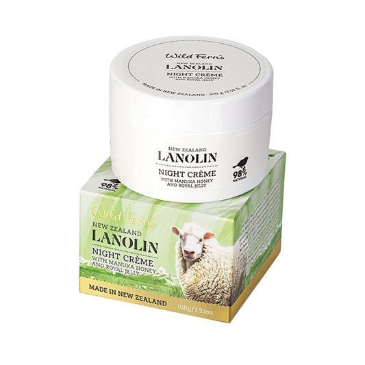 Wild Fern Lanolin Night crème 100g