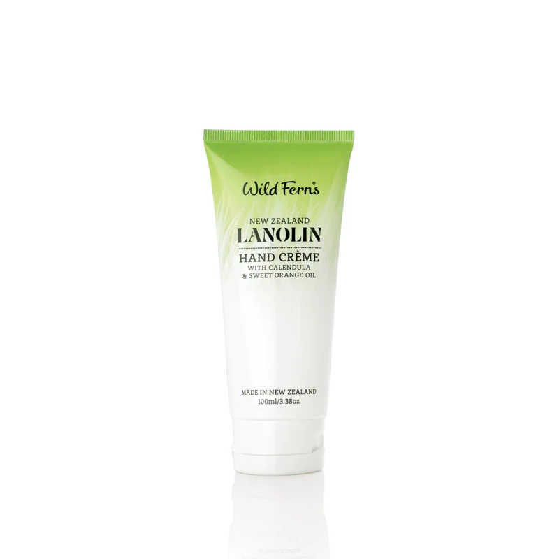 Wildfern Lanolin Hand Crème with Calendula and Sweet Orange Oil boxed 100ml