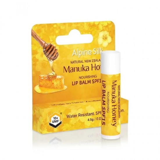 Alpine silk manuka honey lip balm spf15 4.5g