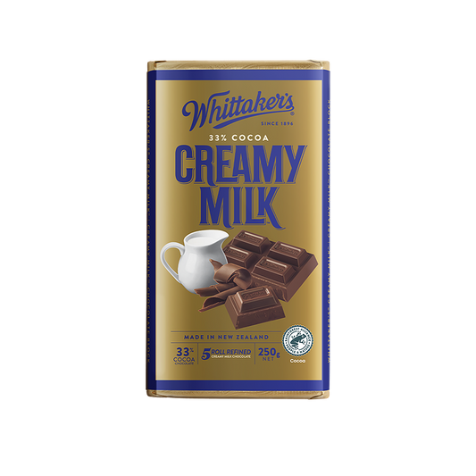 Whittaker's chocolate 33% Cocoa Creamy Milk 250g