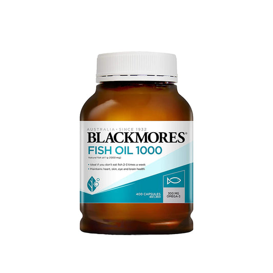 Blackmores Fish Oil 1000 Amber Tub 400s