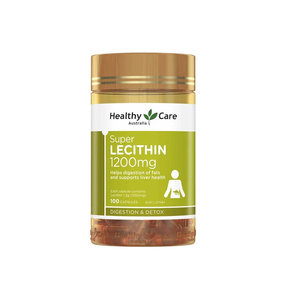 Healthy Care Super Lecithin 1200mg 100 Capsules