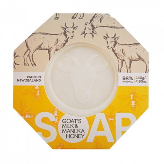 Parrs goat milk & manuka honey soap 140g