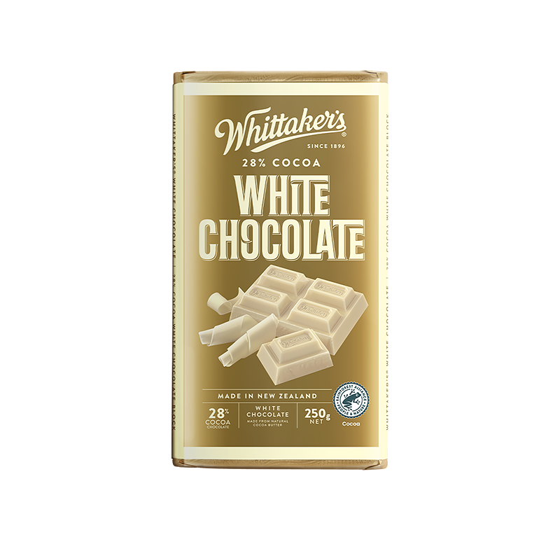 Whittaker's chocolate 28% Cocoa White Chocolate 250g