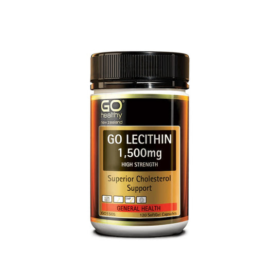 GO Healthy Go Lecithin 1500mg 120 Capsules