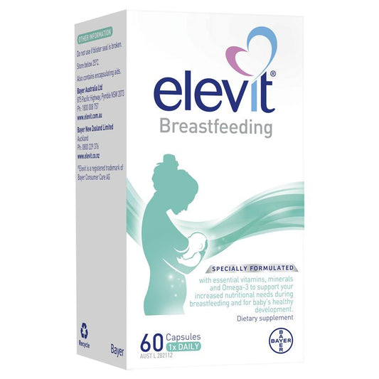 Elevit 母乳喂养复合维生素胶囊 60 包（60 天） 