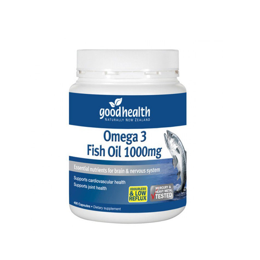 Good Health Omega 3 Fish Oil 1000mg 400 Capsules
