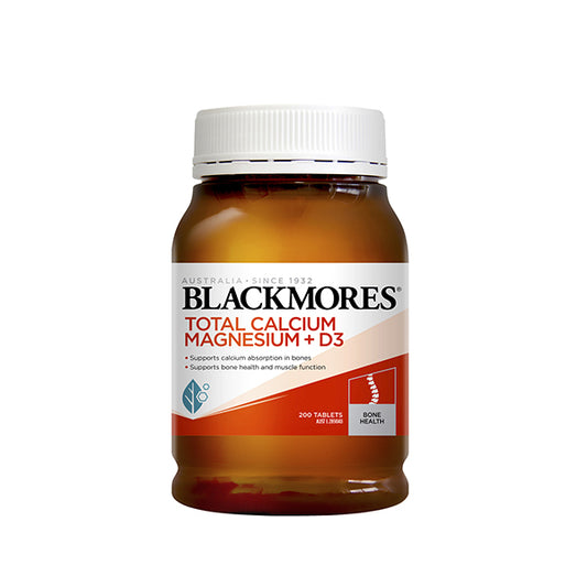 Blackmores Total Calcium & Magnesium + D3 200 Tablets