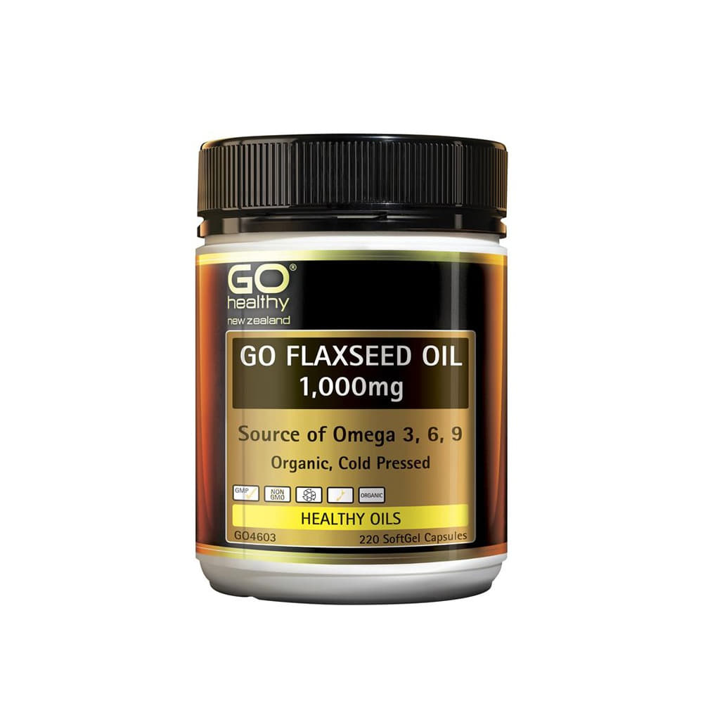 GO Healthy Go Flaxseed Oil 1500mg 210 Capsules