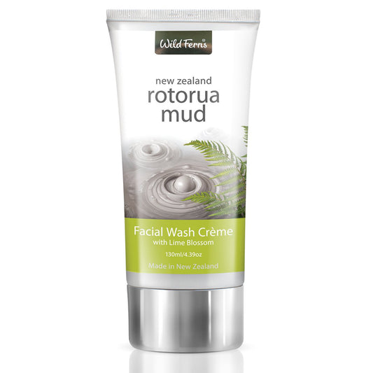 Wild Ferns Rotorua Mud Facial Wash With Lime Bloss 130ml