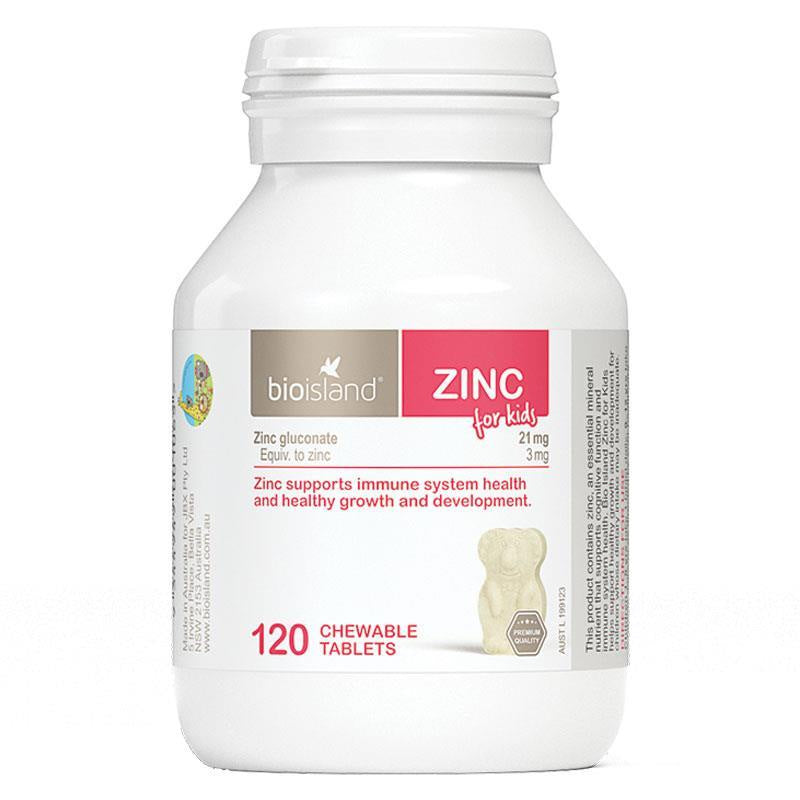Bio Island Zinc 120 Chewable Tablets