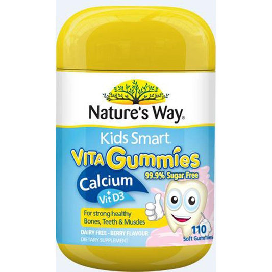 Natures Way Vita 软糖钙+维生素 D 60 粒