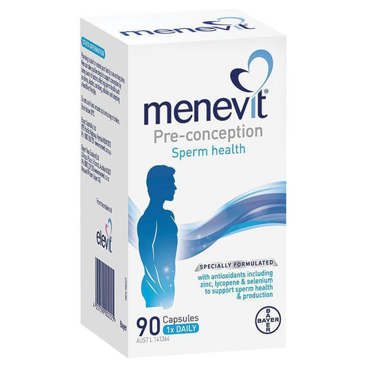 Menevit 男性生育力补充胶囊 90 包（90 天）