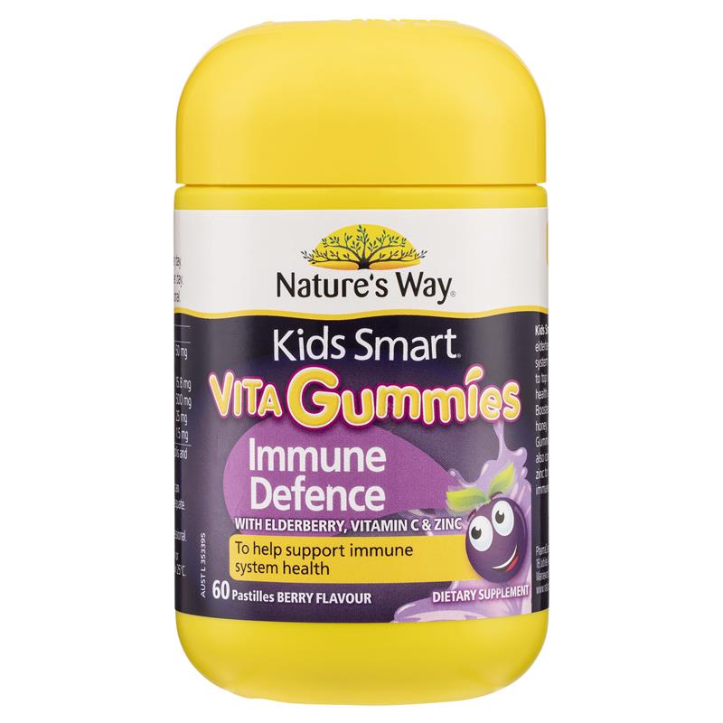 Natures Way Kids Smart Vita Gummies Immunity 60 Pastilles